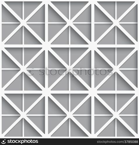 Seamless abstract background of white 3d squares with realistic shadow and cut out of paper effect.&#xA;&#xA;
