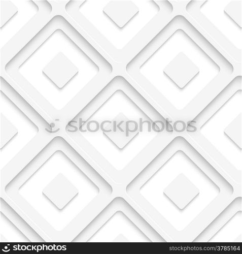 Seamless abstract background. White sells and squares with cut out of paper effect and realistic shadow with some layering.&#xA;&#xA;