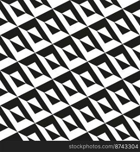 Seamless abstract geometric op art pattern background