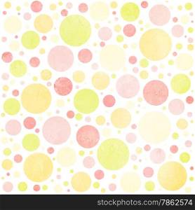 Seamless abstract pattern with color bubbles