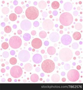 Seamless abstract pattern with color bubbles