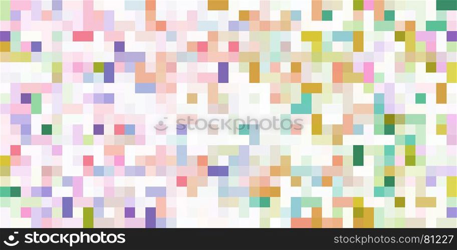 Seamless Abstract Squares Background as a Modern Art Concept . Seamless Abstract Squares Background