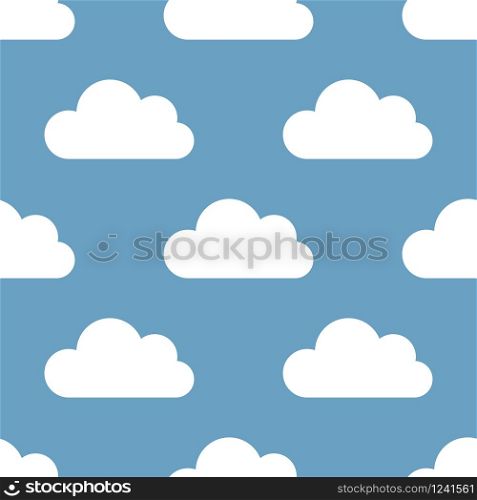 Seamless background, clouds. Wallpaper with the image of the sky. Seamless background, clouds.
