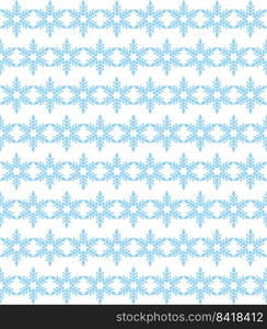 Seamless background of snowflakes