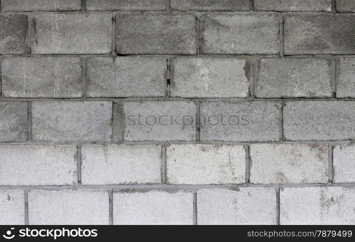 Seamless Background Photo Texture Of Gray Rough Brick Wall