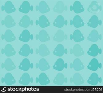 seamless colorful fish pattern with tropical fish in different colors. Endless tiled background for textile
