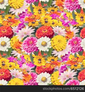 seamless colorful floral pattern. seamless floral pattern