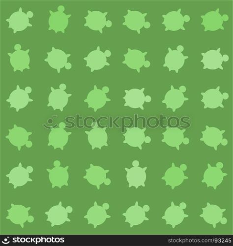 seamless colorful turtle pattern with lines of turtles in black and white in brown background.. seamless colorful turtle pattern with lines of turtles in different colors. Endless tiled background with tortoise.