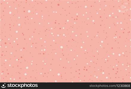 Seamless dot pattern in pink. Randomly disposed spots. Dots background. Seamless dot pattern in pink. Randomly disposed spots. Dots background.