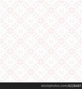 Seamless floral and butterfly pattern background