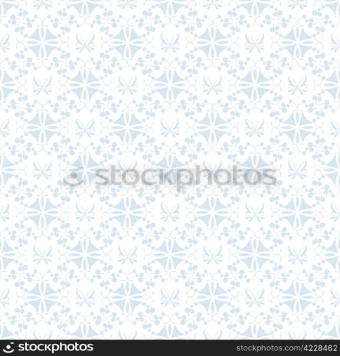 Seamless floral and butterfly pattern background
