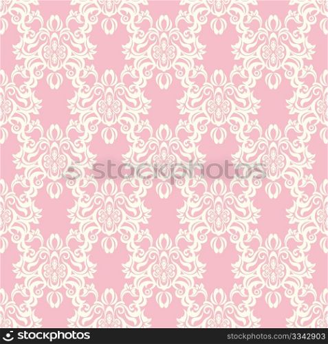 Seamless floral retro pattern