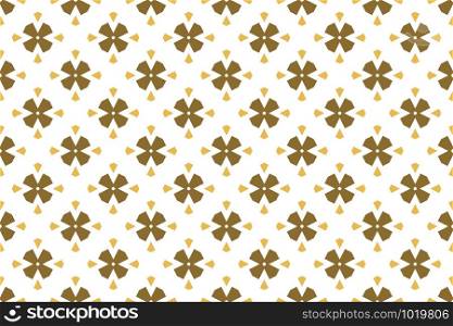 Seamless geometric pattern. Brown color tones on white background.