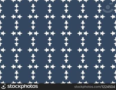 Seamless geometric pattern design illustration. Background texture. In blue and white colors.