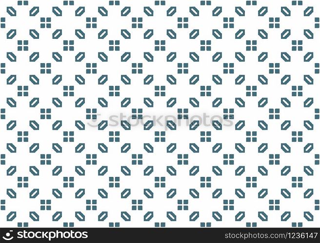 Seamless geometric pattern design illustration. Background texture. In blue and white colors.