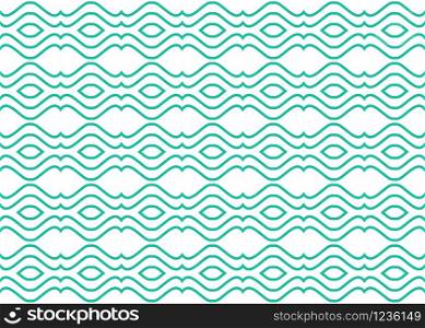 Seamless geometric pattern design illustration. Background texture. In green and white colors.