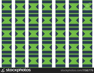 Seamless geometric pattern design illustration. Background texture. In green, blue and white colors.