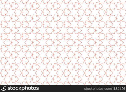 Seamless geometric pattern design illustration. Background texture. In red and white colors.