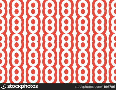 Seamless geometric pattern design illustration. Background texture. In red and white colors.