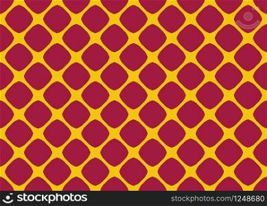 Seamless geometric pattern design illustration. Background texture. In red and yellow colors.
