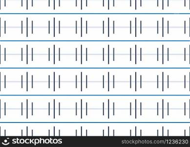 Seamless geometric pattern design illustration. Background texture. In white, blue and grey colors.