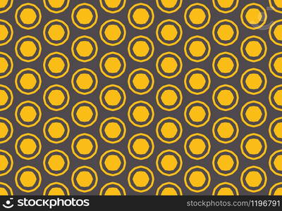 Seamless geometric pattern design illustration. Background texture. In yellow and black colors.