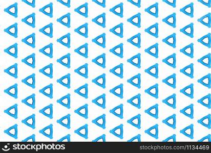 Seamless geometric pattern design illustration. Background texture. Used gradient in blue and white colors.