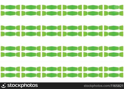 Seamless geometric pattern design illustration. Background texture. Used gradient in green and white colors.