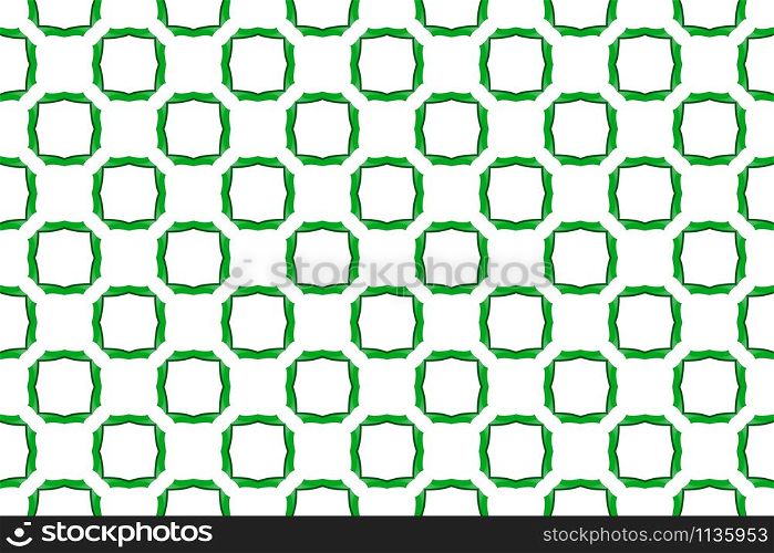 Seamless geometric pattern design illustration. Background texture. Used gradient in green colors on white background.
