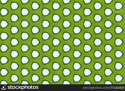 Seamless geometric pattern design illustration. Background texture. Used gradient in green, yellow and white colors.