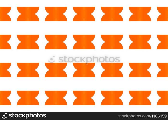 Seamless geometric pattern design illustration. Background texture. Used gradient in orange and white colors.