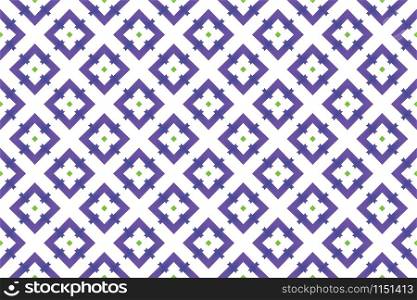 Seamless geometric pattern design illustration. Background texture. Used gradient in purple and green colors on white background.