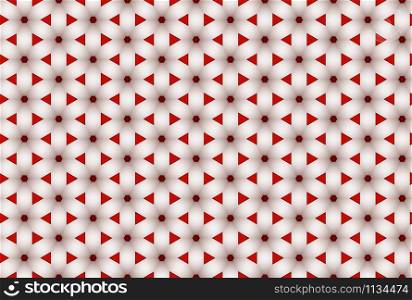 Seamless geometric pattern design illustration. Background texture. Used gradient in red and grey colors.