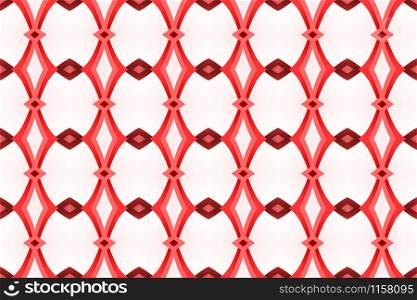 Seamless geometric pattern design illustration. Background texture. Used gradient in red and white colors.