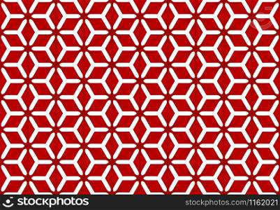 Seamless geometric pattern design illustration. Background texture. Used gradient in red and white colors.