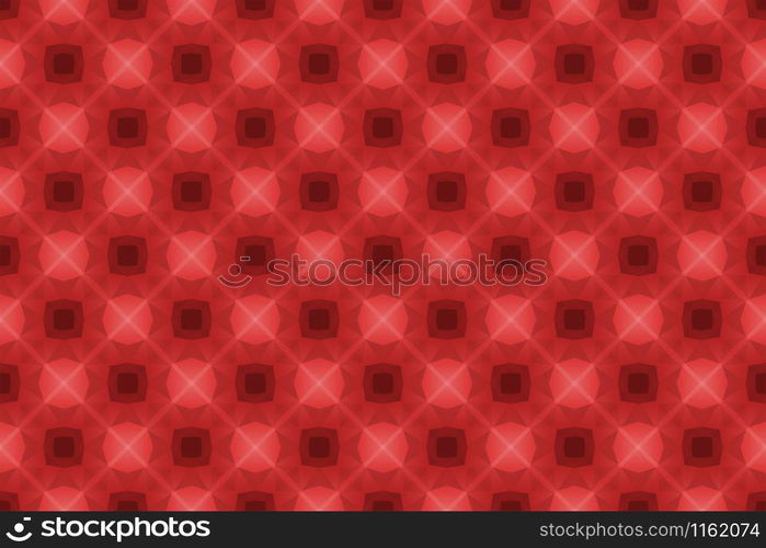 Seamless geometric pattern design illustration. Background texture. Used gradient in red colors.