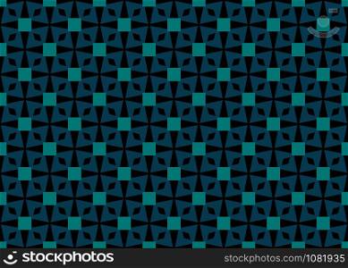 Seamless geometric pattern design illustration. In blue and red colors.