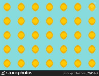 Seamless geometric pattern design illustration. In blue and yellow colors.