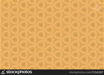 Seamless geometric pattern design illustration. In brown colors.