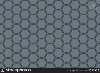 Seamless geometric pattern design illustration. In grey colors.