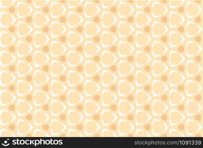 Seamless geometric pattern design illustration. In light brown and white colors.