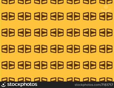 Seamless geometric pattern design illustration. In yellow and brown colors.