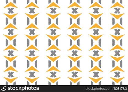 Seamless geometric pattern. In brown, grey and white colors.