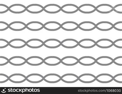 Seamless geometric pattern. In grey and white colors.