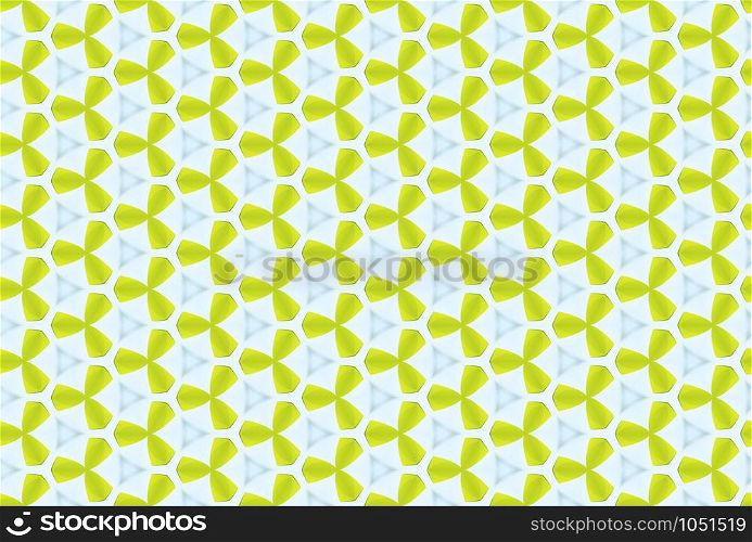 Seamless geometric pattern. Used gradient, in green and light blue colors.