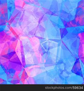 Seamless Geometric Pattern with Colorful Elements Art. Seamless Geometric Pattern