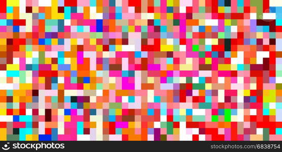 Seamless Geometric Pattern with Colorful Elements Art. Seamless Geometric Pattern