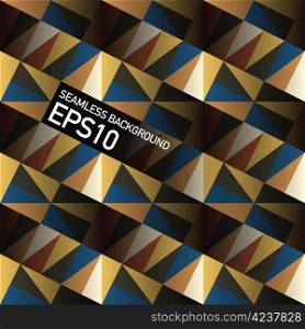 Seamless geometrical triangles abstract background. Vector, EPS10