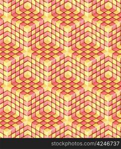 Seamless hexagon cube background texture abstract backdrop
