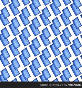 Seamless Marker strokes. Blue marker. Geometric Hand painted background. Abstract seamless brushstrokes pattern
